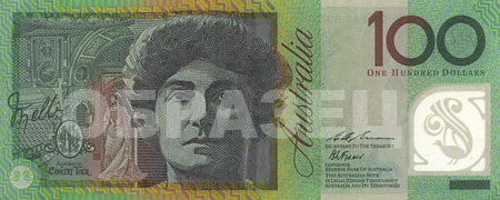 Образец купюры 100AUD