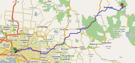 Melbourne - Lake Mountain