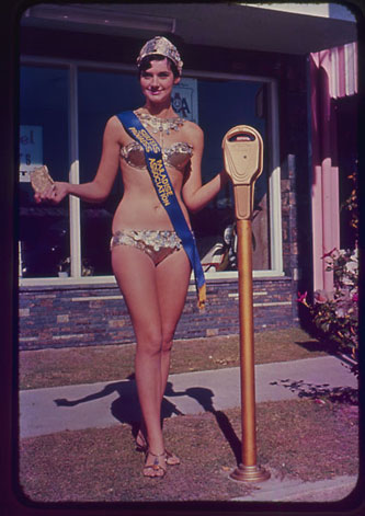 Девушка Meter Maid в 1965 году