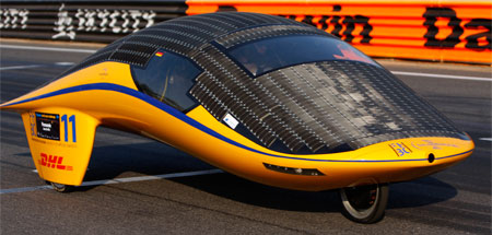 Автомобиль на солнечных батареях