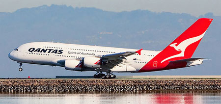 Самолет Квонтас