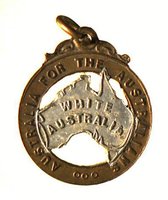 Медаль Белая Австралия - аверс