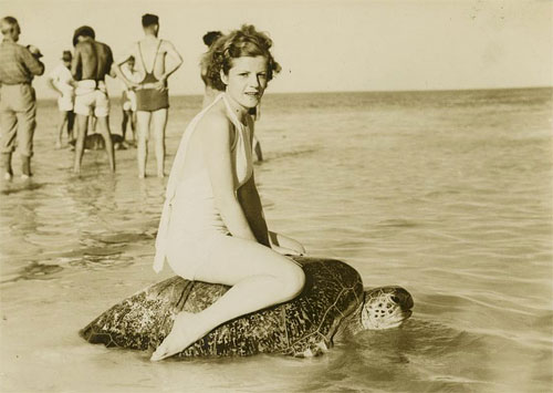 Женщина на черепахе