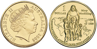 Однодолларовая монета, 2008 год