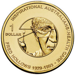 Монета в честь Фреда Холлоуза