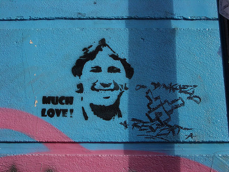 Граффити памяти Стива Ирвина