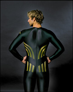 Ян Торп в быстрой коже