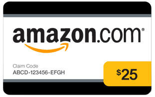 Подарочный сертификат магазина Amazon.com